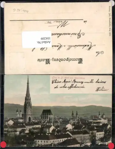 104209,Linz a.d. Donau Bauernberg Dom 1900