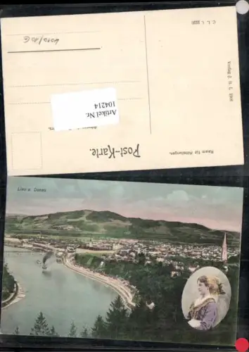 104214,Linz a.d. Donau m. Linzerin 1908