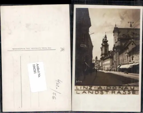 104281,Linz a.d. Donau Landstrasse Strassenpartie