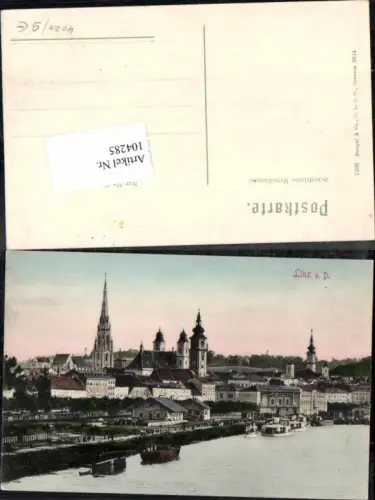 104285,Linz a.d. Donau Landungsplatz Hafen 1900