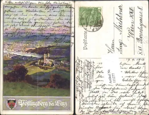 111277,,Linz a.d. Donau Pöstlingberg pub Dt Schulverein 397