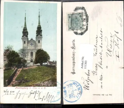 111303,Linz a.d. Donau Pöstlingsberg Kirche