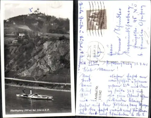 111342,Linz a.d. Donau Pöstlingberg Dampfer