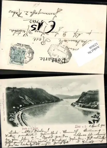 123626,Linz a.d. Donau Partie a.d. Donau 1898