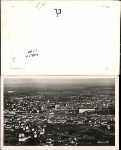 127101,Linz a.d. Donau Fliegeraufnahme