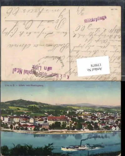 139078,Linz a.d. Donau Pöstlingberg Urfahr Dampfer