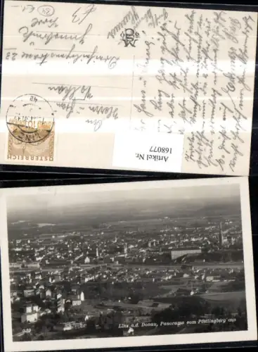 168077,Linz Totale Panorama v. Pöstlingberg