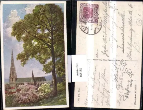 168158,Linz Dom Künstlerkarte