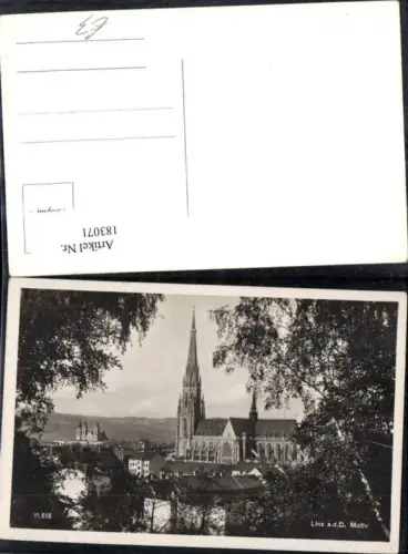 183071,Linz Motiv Ortsansicht Kirche