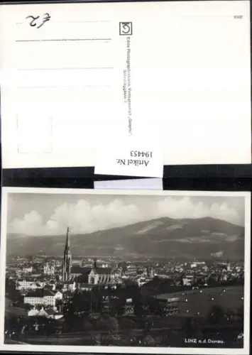 194453,Linz a. d. Donau Teilansicht Dom