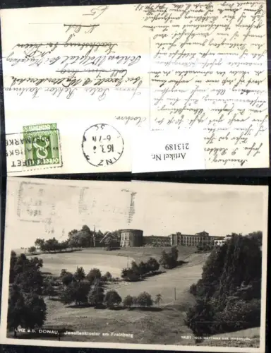 213189,Linz a. d. Donau Jesuitenkloster Kloster am Freinberg