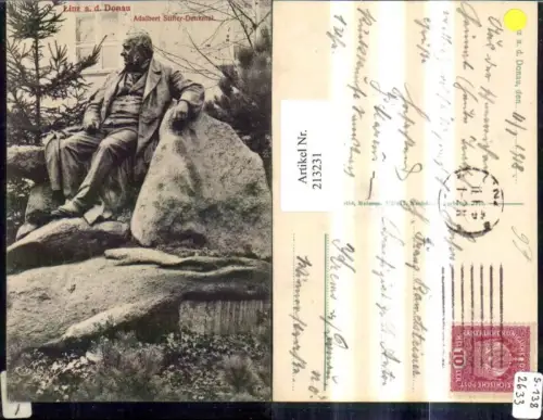 213231,Linz a. d. Donau Adalbert Stifter-Denkmal