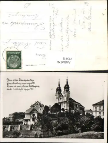 225911,Linz a. d. Donau Pöstlingberg Kirche Text