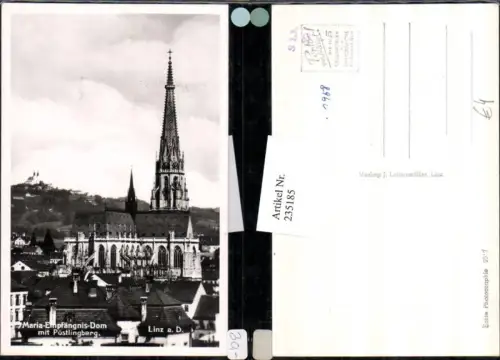 235185,Linz an d. Donau Maria-Empfängnis-Dom m. Pöstlingberg