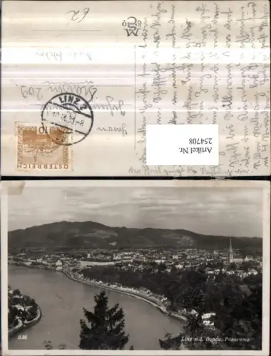 254708,Linz an d. Donau Totale Panorama