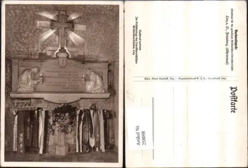 258098,Linz an d. Donau Freinberg Barbarakapelle Artilleristendenkmal Ehrenmal