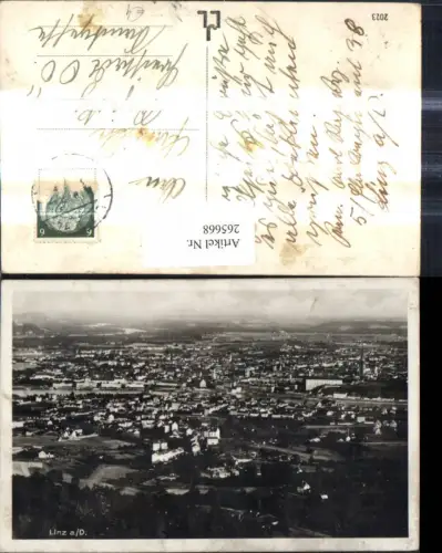 265668,Foto Ak Linz a. d. Donau Totale