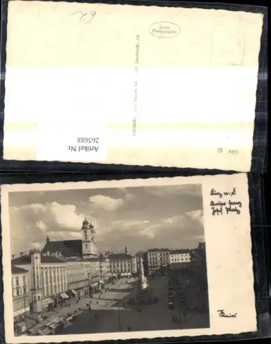 265688,Foto Ak Linz a. d. Donau Kaiser Franz Josef Platz Hauptplatz