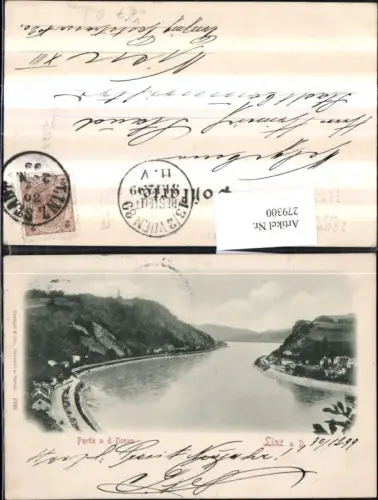 279300,Linz an d. Donau Partie an d. Donau pub Stengel e Co 3721