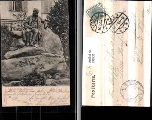 298937,Linz an d. Donau Adalbert-Stifter-Monument pub Stengel e Co 3739