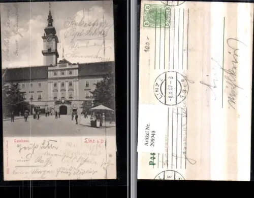 298940,Linz an d. Donau Landhaus Turm pub Stengel e Co 3728