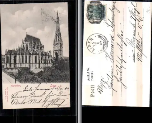 298943,Linz an d. Donau Mariendom Dom Kirche pub Stengel e Co 3711
