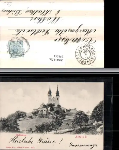 298951,Linz an d. Donau Pöstlingberg Kirche pub Stengel e Co 3714