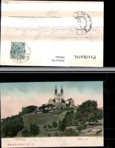 298984,Linz an d. Donau Pöstlingberg Kirche pub Stengel e Co 3714