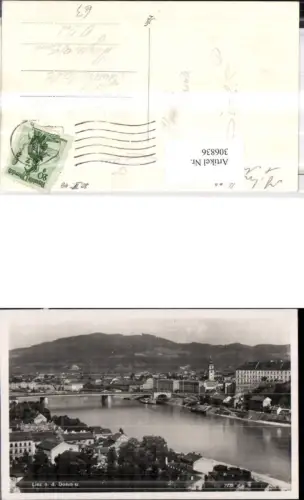 306836,Linz an d. Donau Totale Brücke
