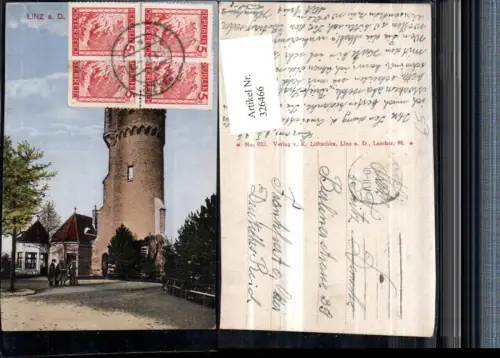 326466,Linz an d. Donau Franz-Josefs-Warte Aussichtsturm Turm