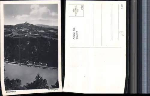 326572,Linz an d. Donau Blick zum Pöstlingberg