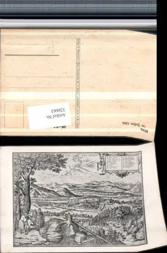 326663,Künstler AK Linz an d. Donau im Jahr 1594 Totale pub R. Pirngruber