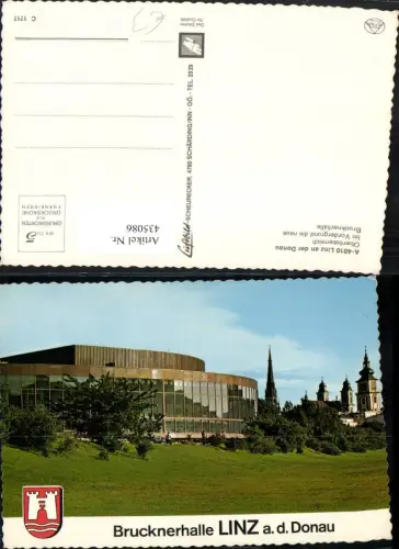 435086,Linz an d. Donau Brucknerhalle Halle Gebäude
