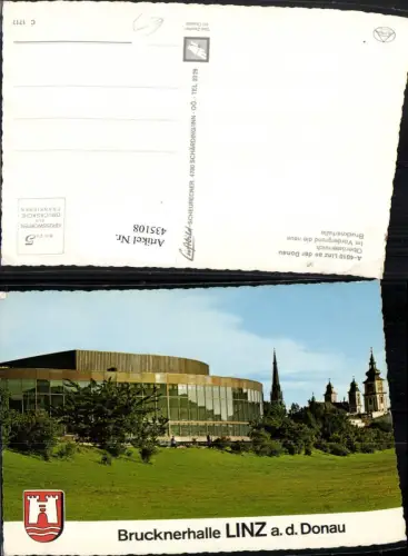 435108,Linz an d. Donau Brucknerhalle Gebäude