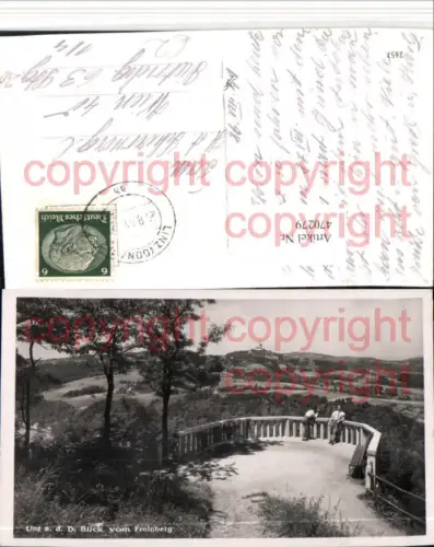 470279,Linz an d. Donau Blick vom Freiberg zum Pöstlingberg