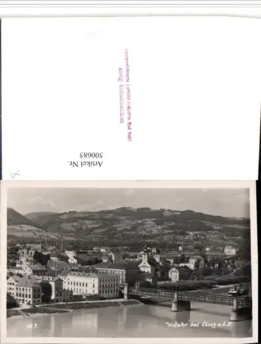 500685,Linz an d. Donau Urfahr Totale Brücke