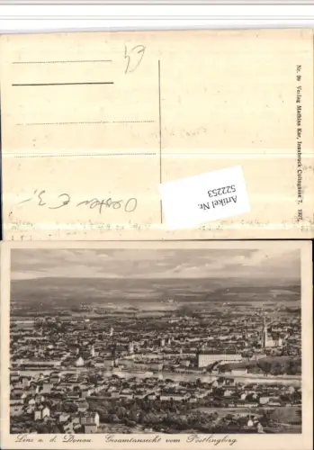 522253,Linz an d. Donau Totale vom Pöstlingberg