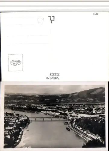 522373,Linz an d. Donau Totale Fluss Brücke