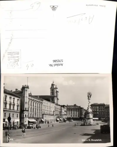 570586,Foto Ak Linz a. d. Donau Hauptplatz
