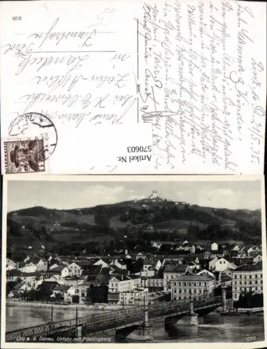 570603,Linz a. d. Donau Urfahr m. Pöstlingberg
