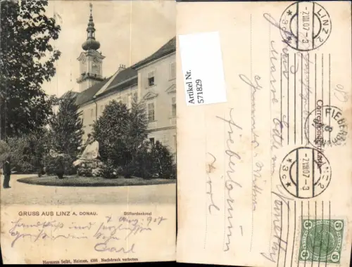 571829,Linz an der Donau Stifterdenkmal Stifter Denkmal