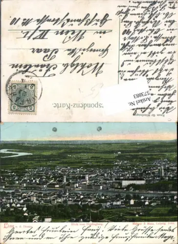 573883,Linz an der Donau Pöstlingberg Blick pub Mehner e Maas 7101