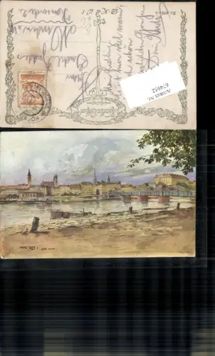 674952,Künstler AK Fritz Lach Linz an der Donau pub B.K.W.I. 403-3