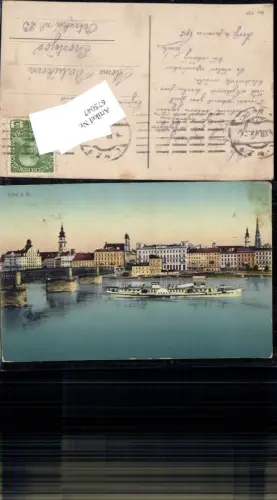 675047,Linz an der Donau Dampfer Hebe Urfahr