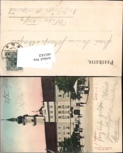 683182 Linz an der Donau Landhaus Partie 1904 pub Stengel e Co. 3728