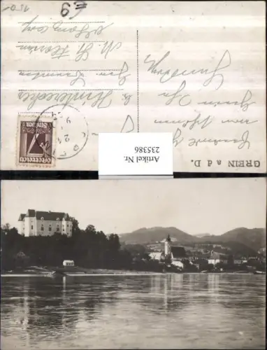 235386,Grein an d. Donau Teilansicht Burg Schloss