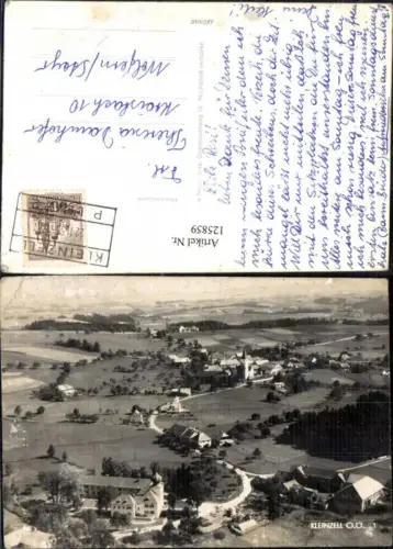 125859,Kleinzell b. Linz Fliegeraufnahme 1953