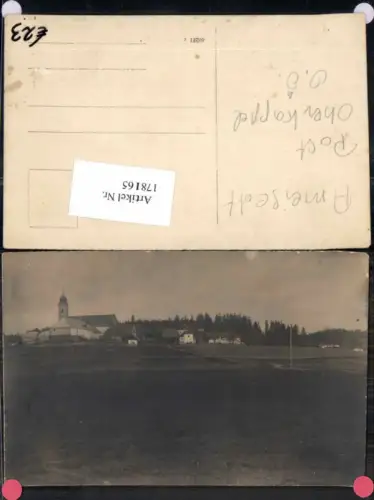 178165,Seltene FotoAK Pfarrkirchen im Mühlkreis b. Oberkappel Ortsteil 1920