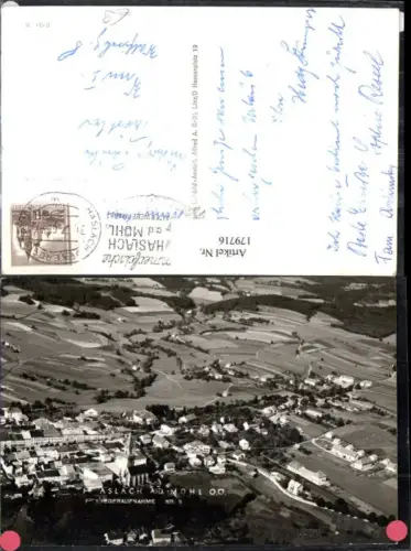 179716,Halsach a. d. Mühl Totale Flugaufnahme