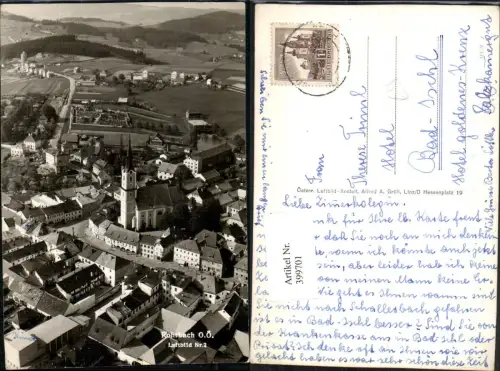 399701,Rohrbach Totale Fliegeraufnahme